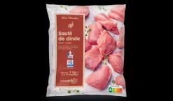 Sauté de dinde, sans os, sans peau