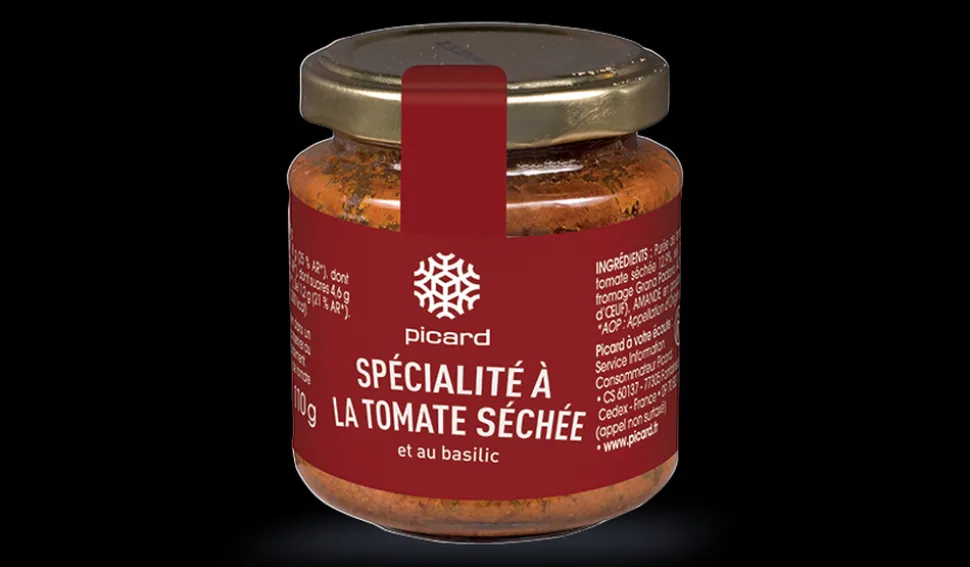 Spécialité à la tomate séchée et au basilic