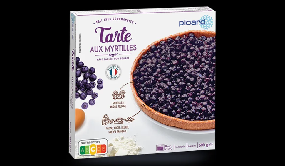 Tarte aux myrtilles