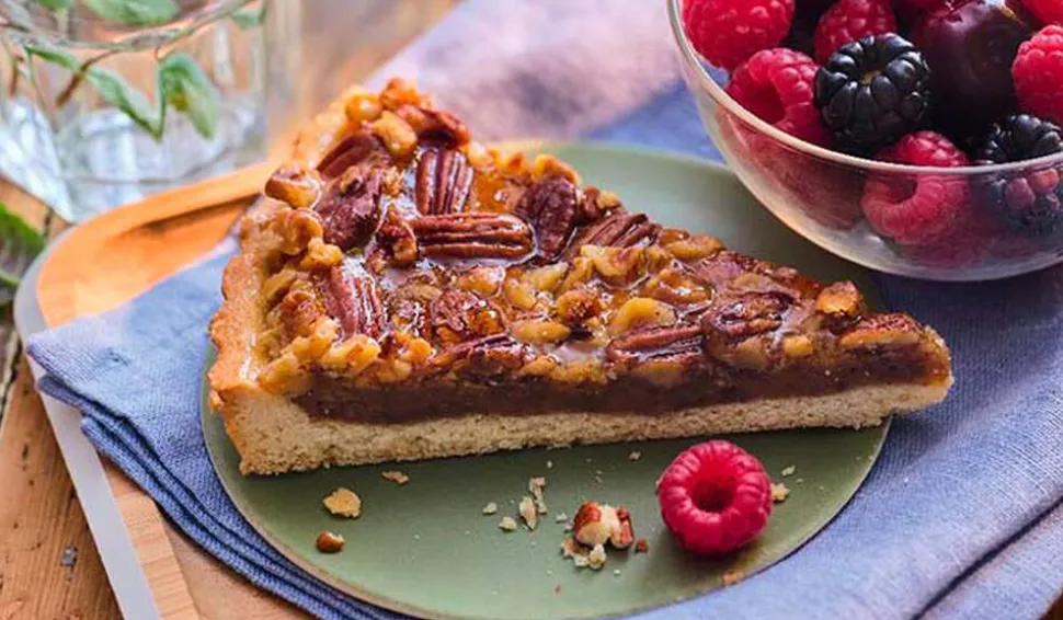 Tarte aux noix et noix de pécan, 1 part