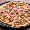 Tarte fine boeuf, cheddar