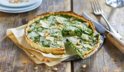 Tarte épinard, Parmigiano Reggiano, pignon de pin