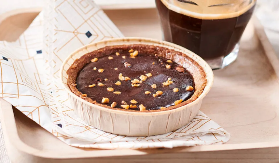 Tartelette au chocolat et au caramel beurre salé