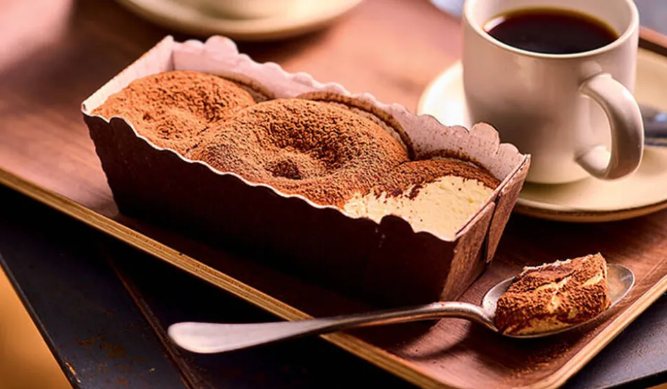 Tiramisu, mascarpone, café