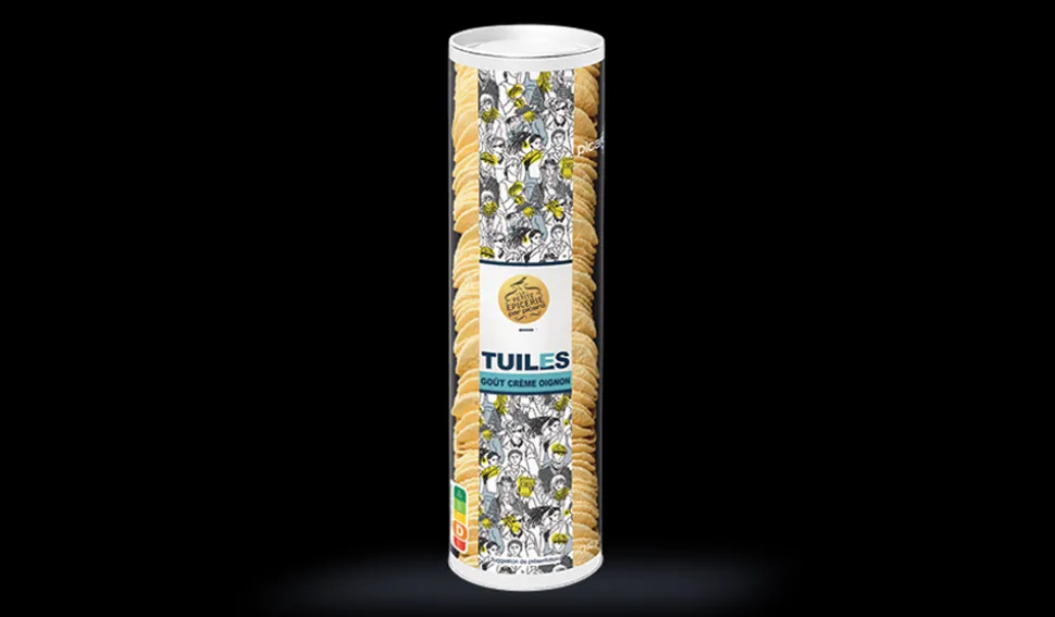 Tuiles crème oignon