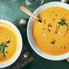 Velouté châtaigne, potimarron, huile de noisette