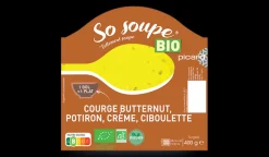 Velouté courge butternut, potiron bio